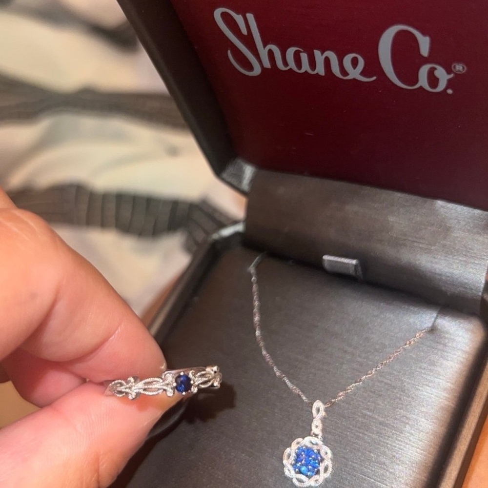 Shane Company, brand new necklace and ring ￼